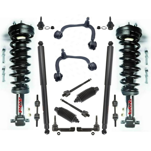 Coil Spring Struts For REAR WHEEL DRIVE ONLY 14 Ford F150 Standard Cab 16pc