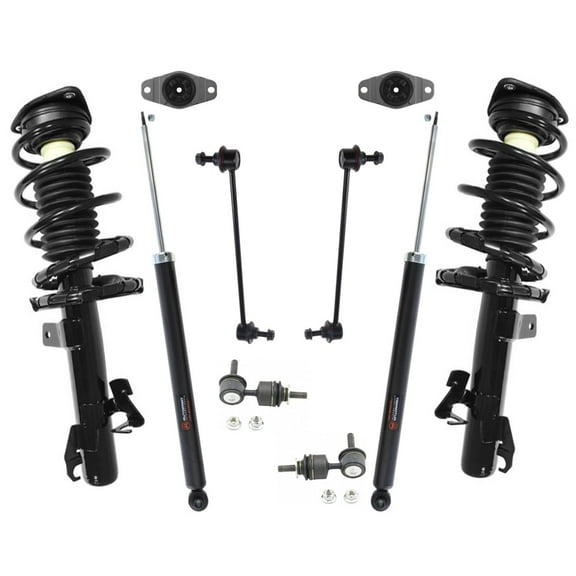Coil Spring Struts Shocks Mounts For 04-09 Mazda 3 2.0L 2.3L Naturally Aspirated