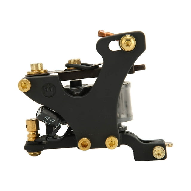 Coil Tattoo Machine 10 Wraps Alloy Frame Lightweight Coil Tattoo