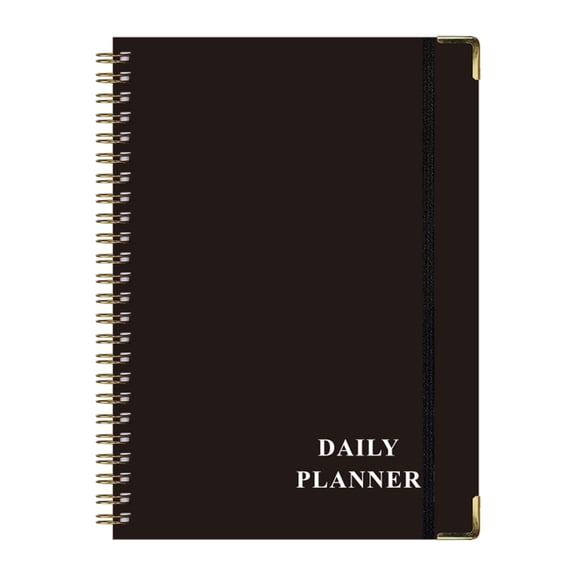 Coil-binding Weekly Planner Daily Journal Notebook Undated Academic Planner