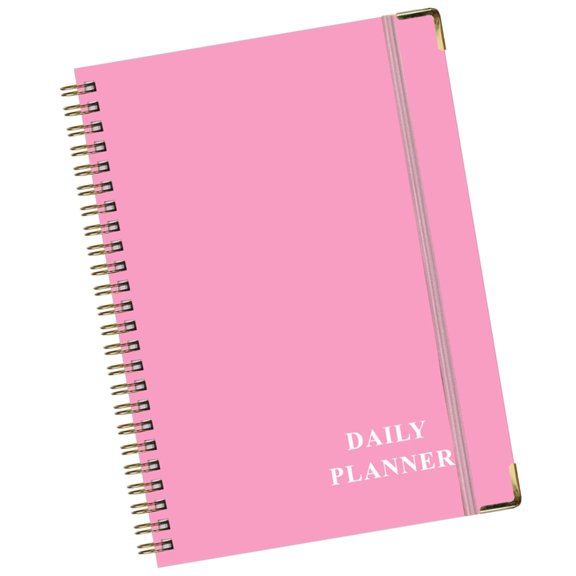 Coil-binding Daily Weekly Planner Notebook Academic Planner for Teacher Planning Scheduling, 162 Page Undated