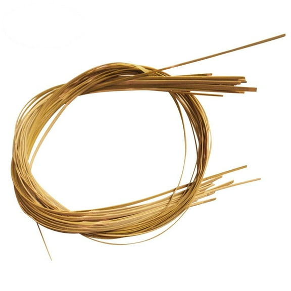 Coil of 20Pcs Basket Cane Flat Furniture Chair Basket DIY Caning Binder Canes