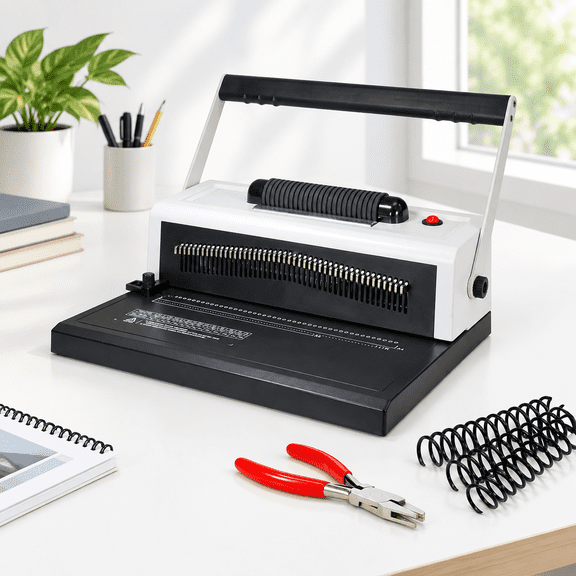 Coilbind S25a Spiral Coil Binding Machine, 4:1 Pitch, 20 Sheet Capacity