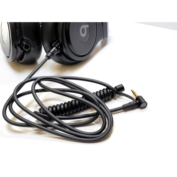 Coiled Audio Cable With Locking For Beats Pro / Detox Professional Headphones