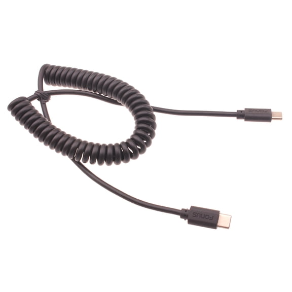 Coiled Cable for TCL ION X - USB-C to TYPE-C Fast Charger Cord Power Wire  TCL ION X