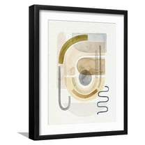 Art.com Coiled I Art Print by Grace Popp, Black Frame Wall Art, 17" x 21"