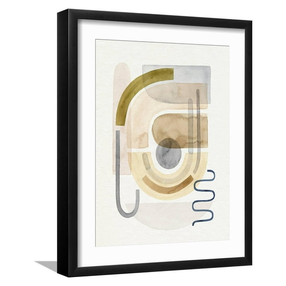 Art.com Coiled I Art Print by Grace Popp, Black Frame Wall Art, 17" x 21"