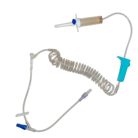 Coiled IV Set, 10 DPM