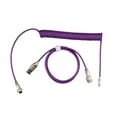 thumbnail image 1 of Coiled USB C Keyboards Cable for Fast Charging and Data Transfer with Detachable Aviation Connectors, 1 of 9