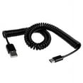 thumbnail image 1 of Coiled USB Cable for OnePlus 9, Nord N100/N10 5G, Pro Phones - Type-C Charger Cord USB-C Power Wire J1A, 1 of 5