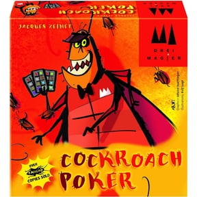 Coiledspring Games Schmidt DMS Cockroach Poker English Edition Card Game Ages 8+ 2-6 Players 15 Minutes Playing Time