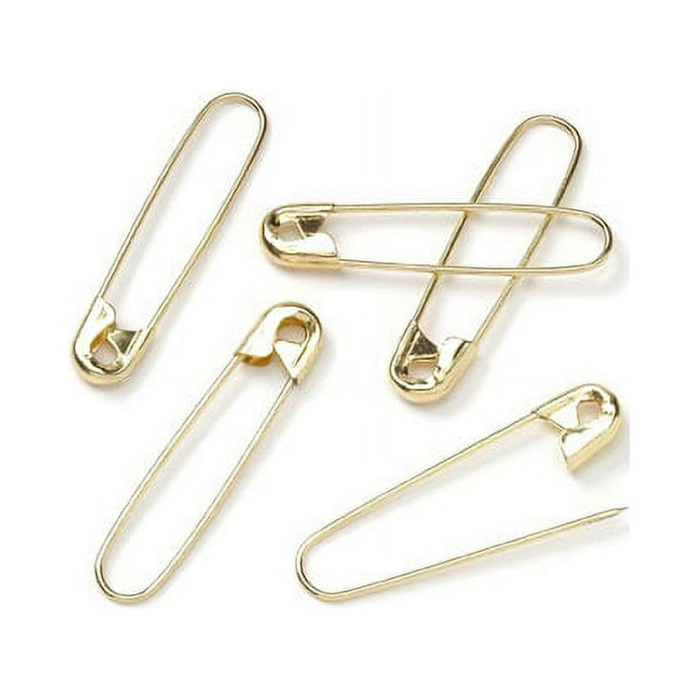 Brass Safety Pins Size 2 - MyNotions