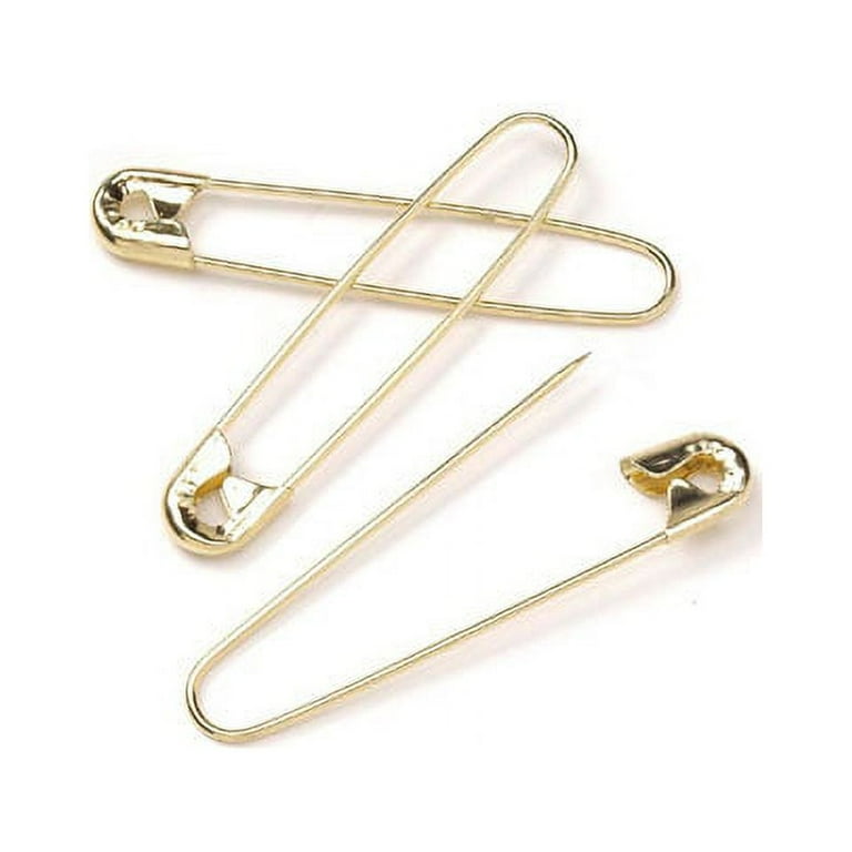 Coiless Safety Pin Large Gold - 82676752452