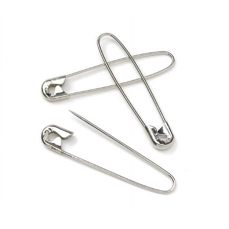 Safety Pins - #1, Small Steel, 2/pk - Bioseal Inc