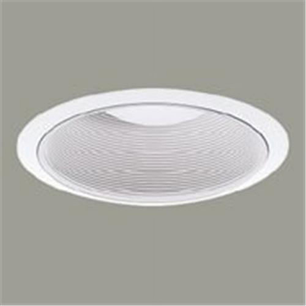 6'' White Aluminum Coilex Baffle Recessed Trim