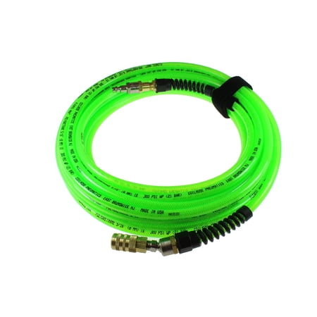 Coilhose 1/4' x 100' Polyurethane Air Hose Flexeel Swivel Coupler PFX4100GS15XS