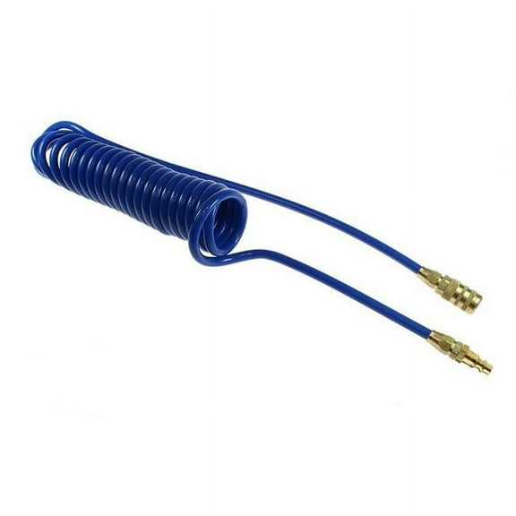 Coilhose Pneumatics AMPR14-25CC15-B 0.25 in. x 25 ft. Flexcoil Air Hose, Blue