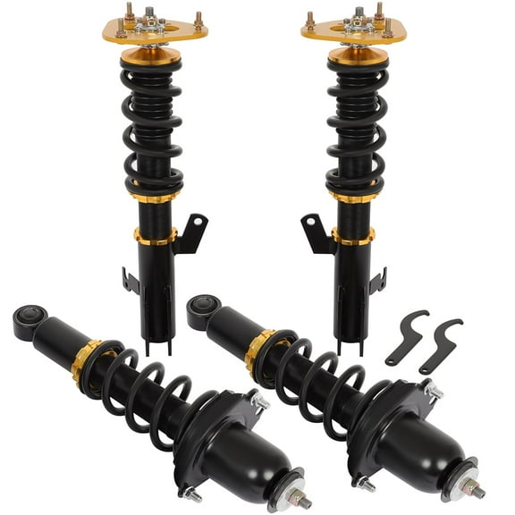 Coilover Struts Spring Shocks Adjustable Height Coilovers Suspension Struts Coil Spring Shocks and Struts Full Set Kits SCITOO Fit for 2009-2017 for Toyota Corolla /2009 for Toyota Matrix
