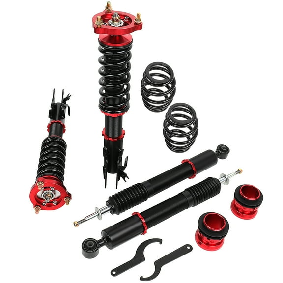 Coilover Suspensions Shock Struts Kits Assembly SCITOO Full Set Shocks Struts Kits fit for 2006 2007 2008 2009 2010 2011 for Honda Civic - Red