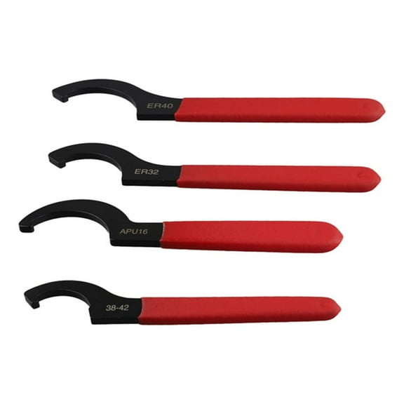 Coilover Wrench, Hook Wrenches Tools Set Shock Spanner Wrench C-Shape Adjustable Spanners Adjustment Tool