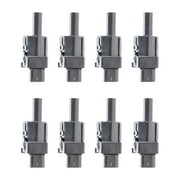 Coils 8 Pack Set - Direct Replacement 12V Black UF414-IGNITION COILS 8 PACK Set