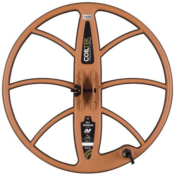 Coiltek 15" All Terrain 7.5 kHz Waterproof Search Coilfor Minelab X-TERRA