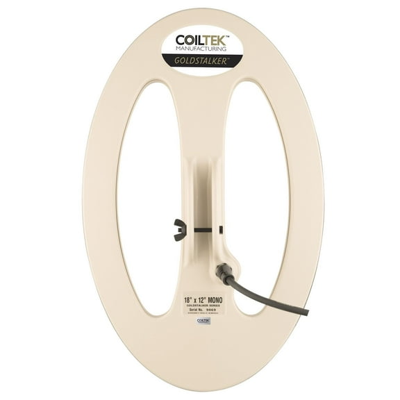 Coiltek 18 inch x 12 inch Elliptical Mono GoldStalker Coil for Minelab SD/GP/GPX