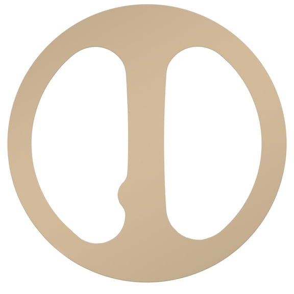 Coiltek 22" Goldstalker Beige Round Fitted Metal Detecting Coil Cover Skidplate Scuff S02-0011