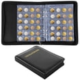 thumbnail image 1 of Coin Albums for Collectors, 360 Slots PVC Coin Collection Album with Leather Cover, 7.9 x 6.3 x 1.3 Inches Coin Book Collectors, 1 of 6