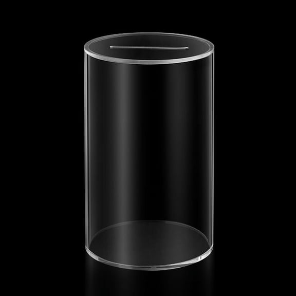 Coin Bank 3.54x5.9in Clear Acrylic Money Jar Break to Open Piggy Bank