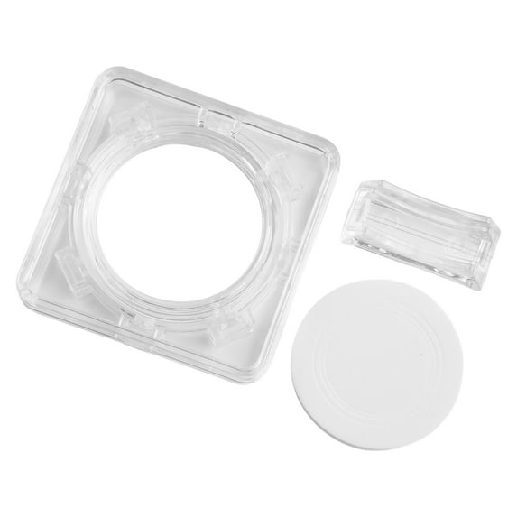 Coin Capsules Storage Box Transparent Coin Cases Holders Protector Decor For 25mm 27mm 30mm40mm Rotating Acrylic Display Box Smile Home