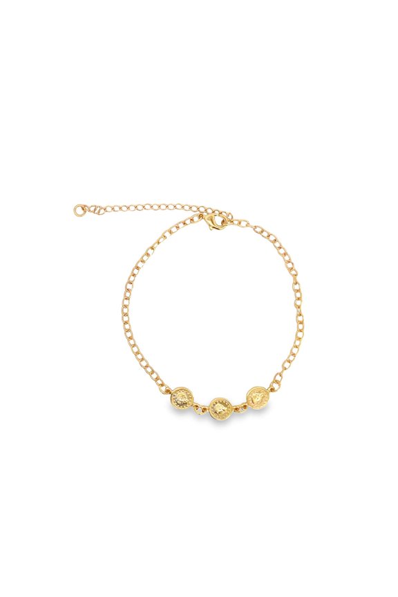 Coin Charm Bracelet (I183)