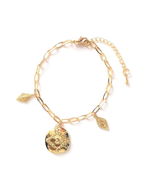Coin Charm Bracelet