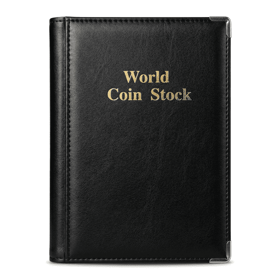 Coin Collecting Album for Collectors, Features 120 Pockets for Safely Storing and Displaying Your Coins, Also Great as Office Supplies for Organization