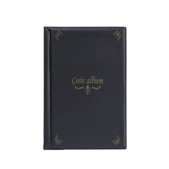Coin Collection Album 150 Pockets Coin Holder Storage Book Large Capacity Coin Organizer Display Case Protective Pages for Collectors Home Office Hobby Secure Portable Collectible Storage