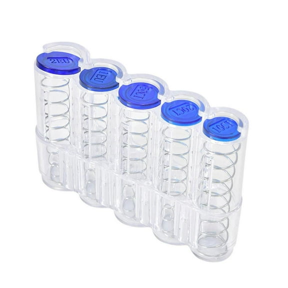 Coin Collection Box, Coin Separation Box, 5-compartment Coin Collection Box !` W4J2