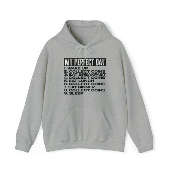 Coin Collection Coins Collecting Collector Hoodie, Gifts, Hooded Sweatshirt