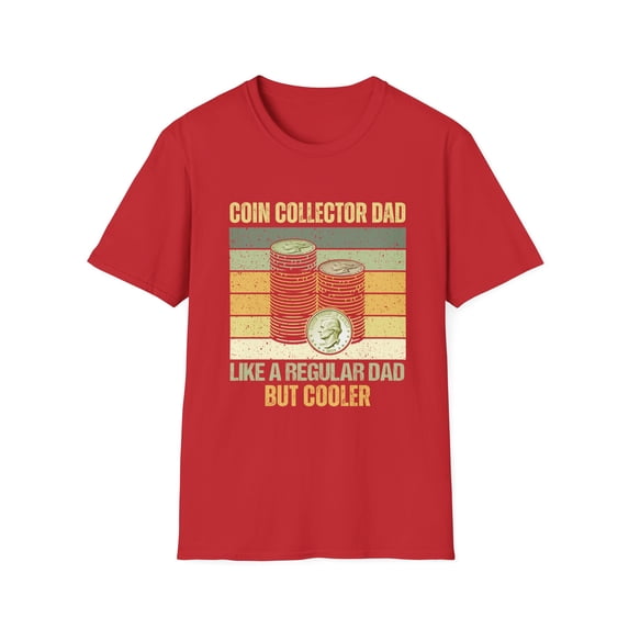 Coin Collector Dad Coins Collecting Lover Numismatics TShirt