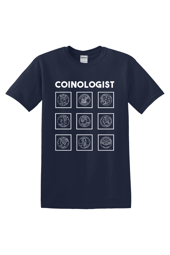 Coin Collector Numismatics Hobby Rare Coins Graphic T-Shirt