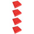 thumbnail image 1 of Coin Container Organizer Mouse Pad File Board Cajas Organizadoras Storage Box Red 4 Pieces, 1 of 6