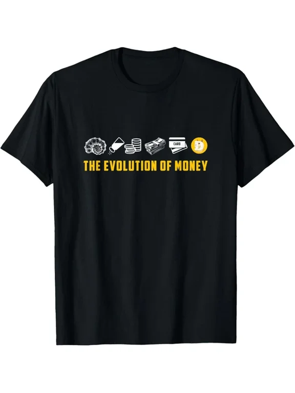 Coin Evolution Money Design T-shirt