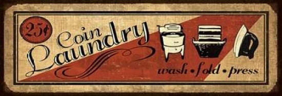 Coin Laundry Canvas Art - N Harbick (10 x 20)