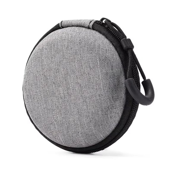 Coin Money Protective Box Case Mini Grey Digital Product Storage Bag Portable Headphone USB Data Cable Charger Storage Case
