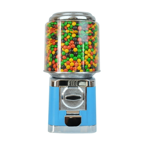 Coin-Operated Candy Machine Vending Dispenser for Gumballs, M&M, 200-Candy Capacity