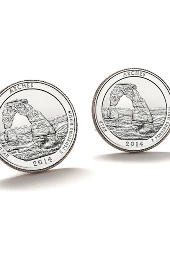 Cufflinks, Uncirculated U.S. Quarter 2014