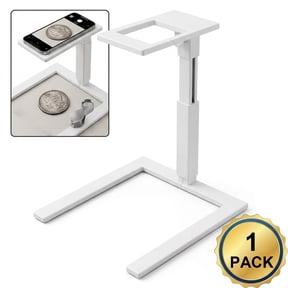Coin Photography Stand Overhead Phone CameraStand, Adjustable Desktop Tripod with PhoneHolder Mount for Recording, Filming & Cooking