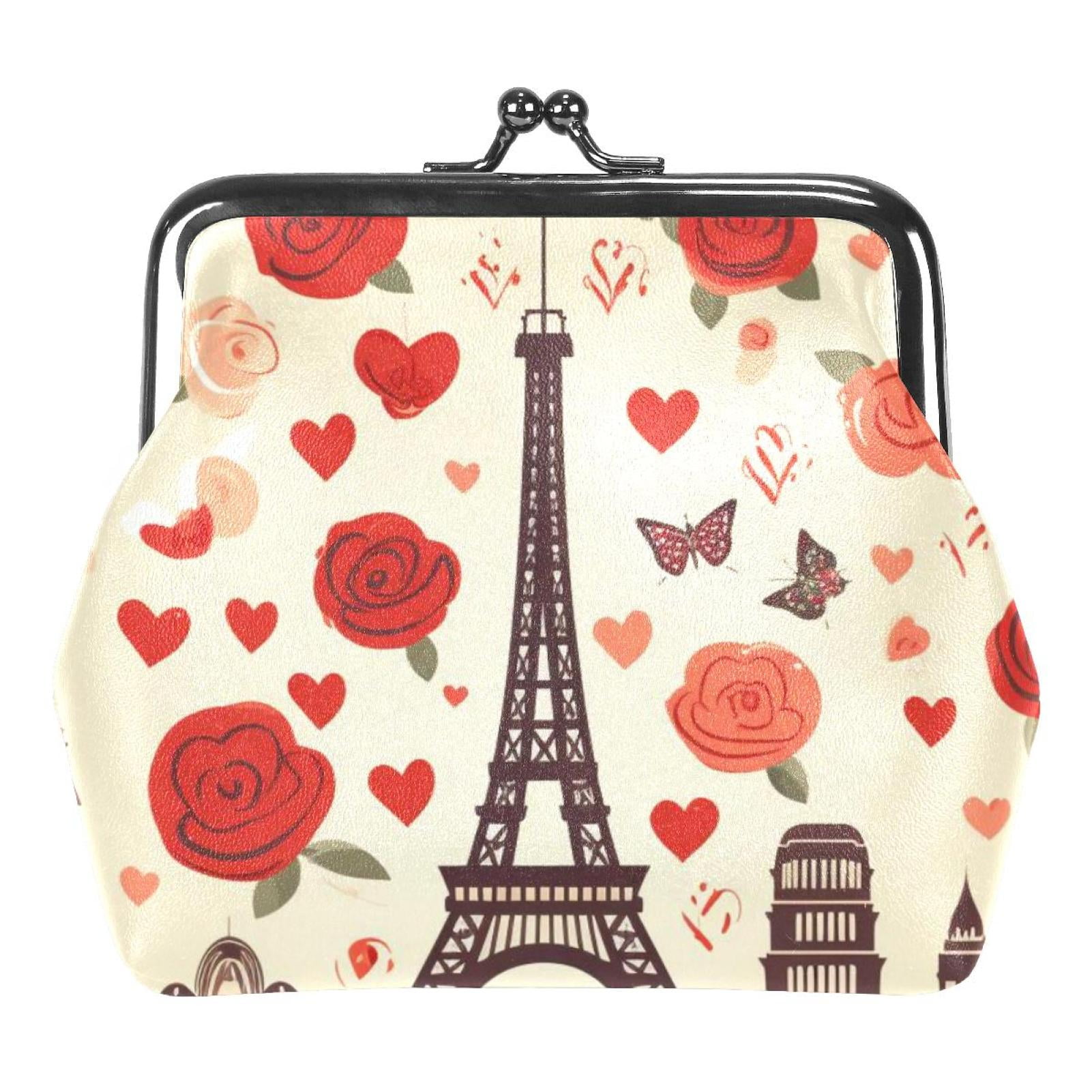 Coin Purse, Change Purse Wallet with Clasp, Car Coin Holder Pouch for Woman Men Kids Girls