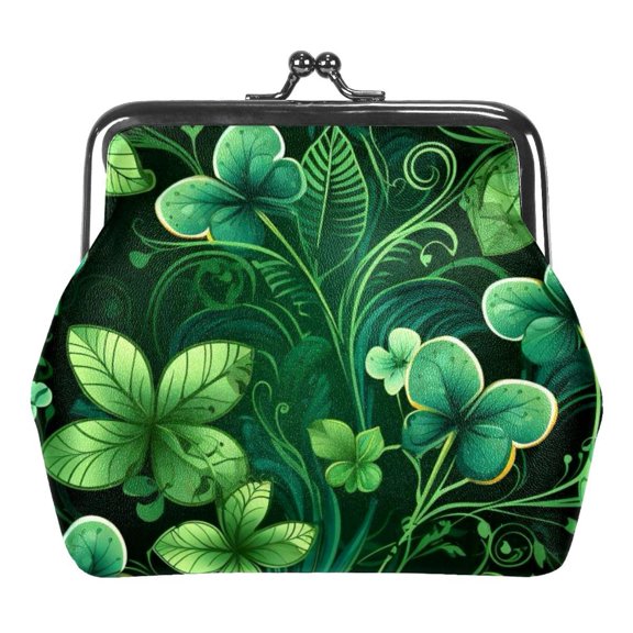 Coin Purse, Change Purse Wallet with Clasp, Car Coin Holder Pouch for Woman Men Kids Girls (St. Parikh's Day)