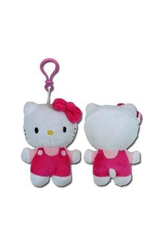 Coin Purse - Hello Kitty - Pink Plush Zipper Pull New 675339
