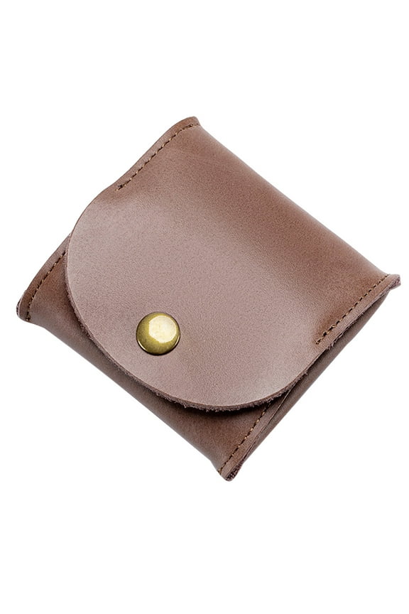 Coin Purse Mini Wallet for Men Change Earphone Key Bag Small Outdoor Leather Travel Pouch Card Men's Minimalist Man
